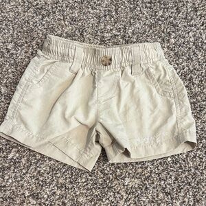 Properly Tied Girls' Khaki Elastic-Waist Shorts